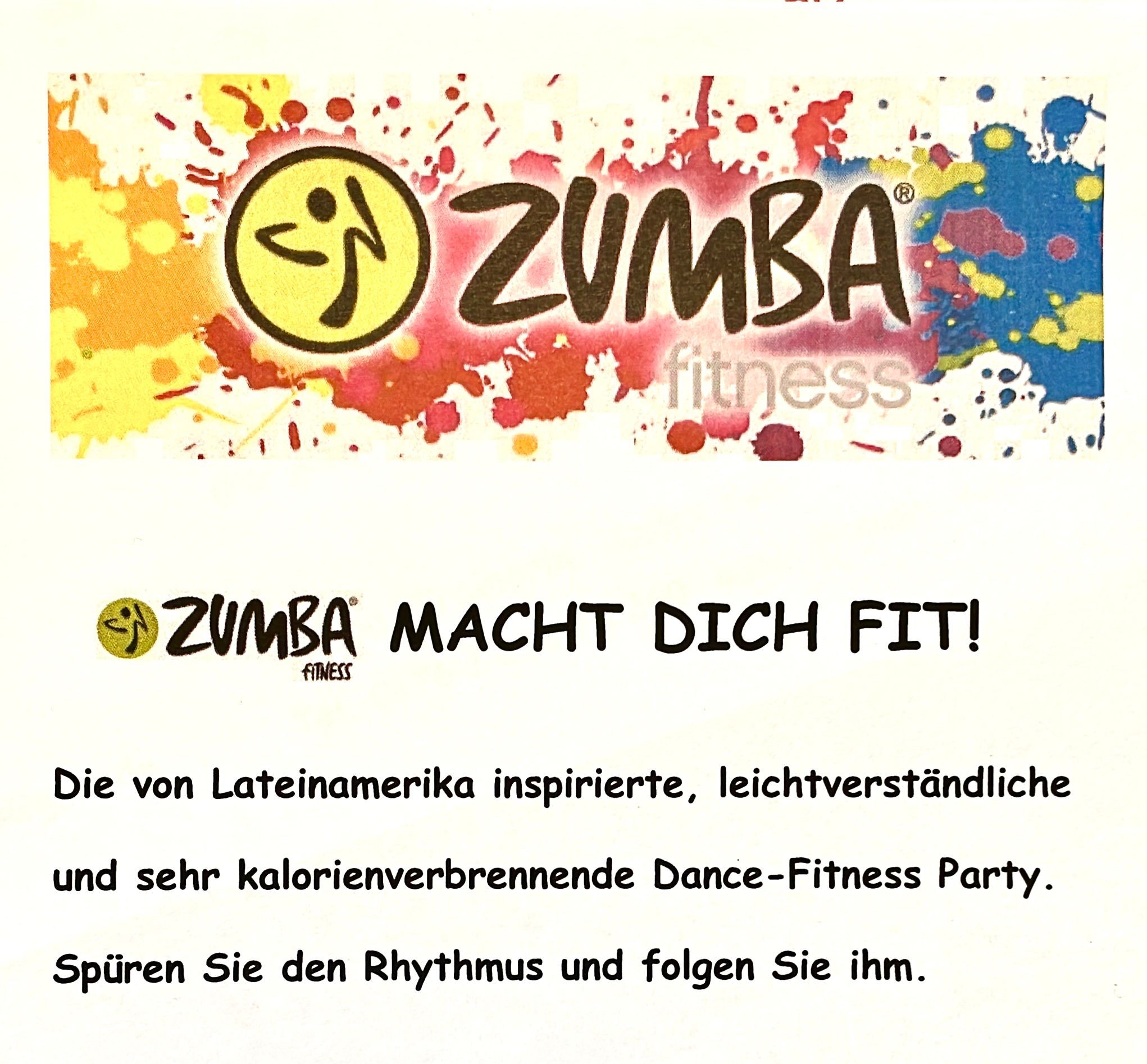 Zumba Fitness - macht dich fit!